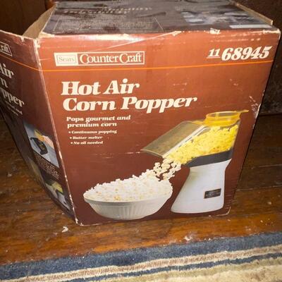 Vintage hot air corn popper