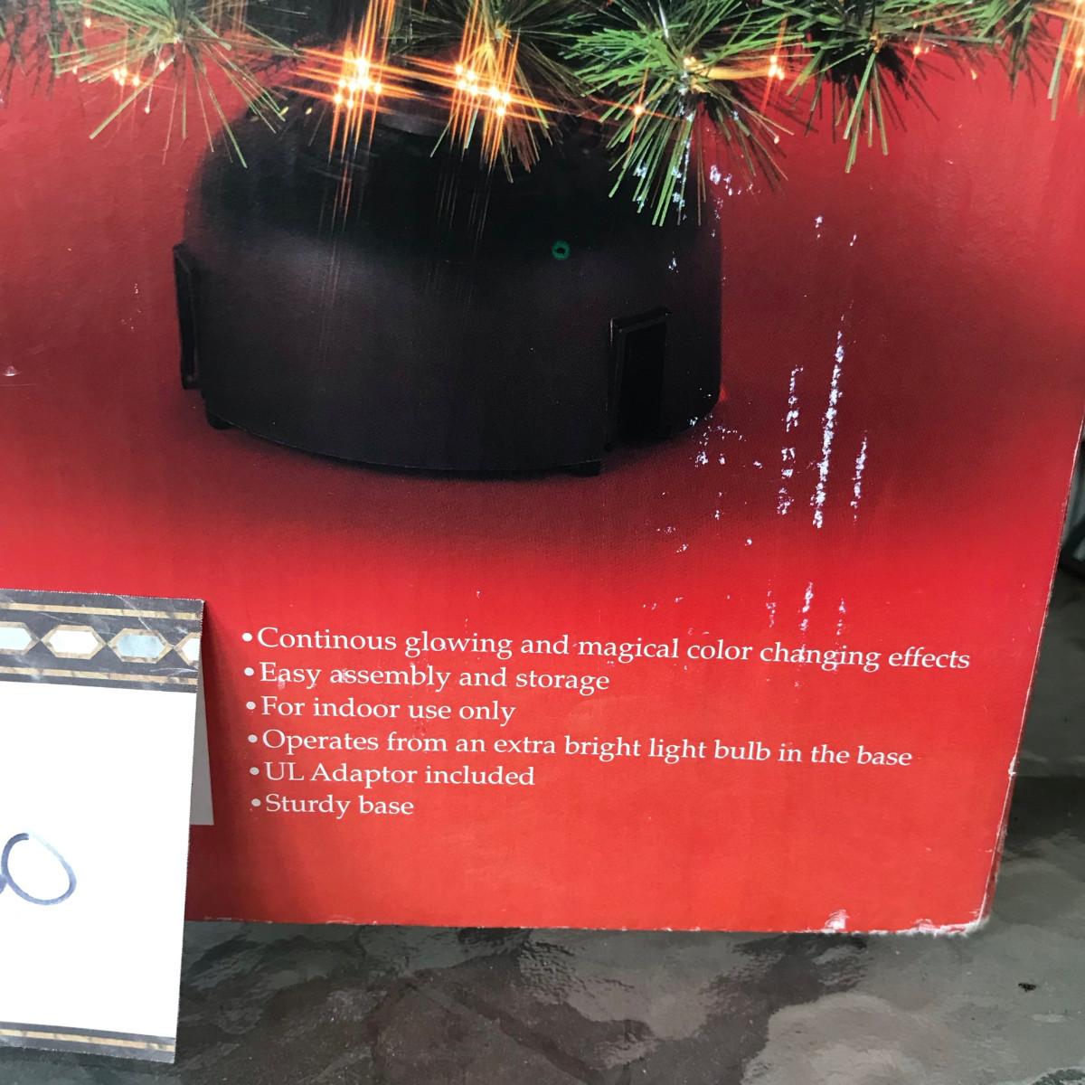 Fiber Optic Christmas Tree