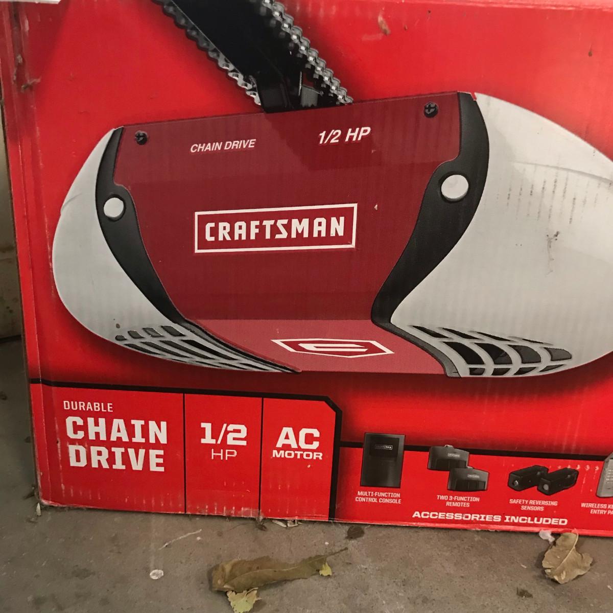 Craftsman 1/2 HP Garage door opener