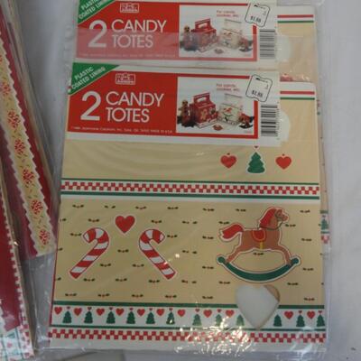 12 Packages of Bakery Boxes, 2 Candy Totes - New