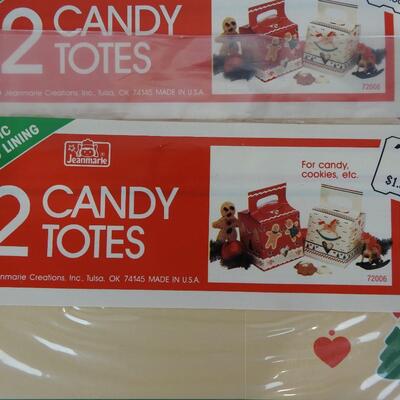 12 Packages of Bakery Boxes, 2 Candy Totes - New