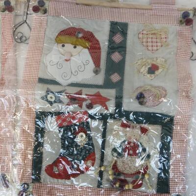 3 Santa Wall Hanging Decor - New