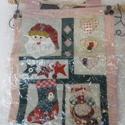 3 Santa Wall Hanging Decor - New