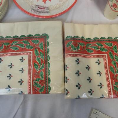 Lot of paper Plates, Napkins, Hallmark