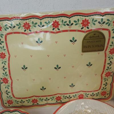 Lot of paper Plates, Napkins, Hallmark