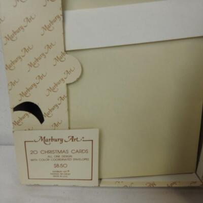 5 Packs of Christmas Cards and Envelopes, 18 - 25 Each Pack