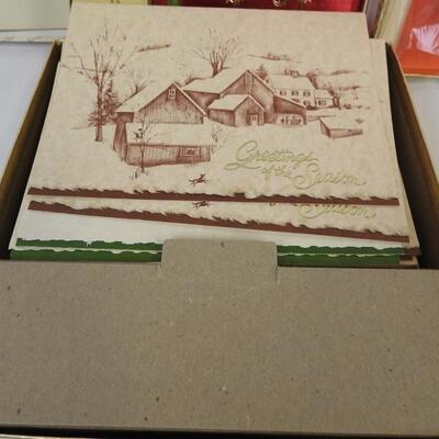 5 Packs of Christmas Cards and Envelopes, 18 - 25 Each Pack