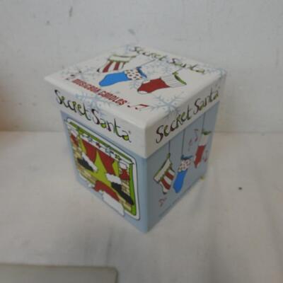 Secret Santa Gift Cinders Bath Bomb and Bar Soap, Musicbox Candles - New