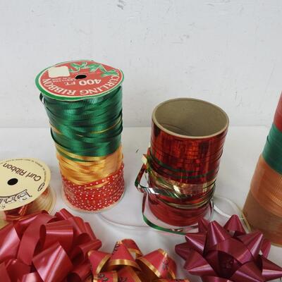 Gift Wrapping Ribbon, Bows, Tape, Tags