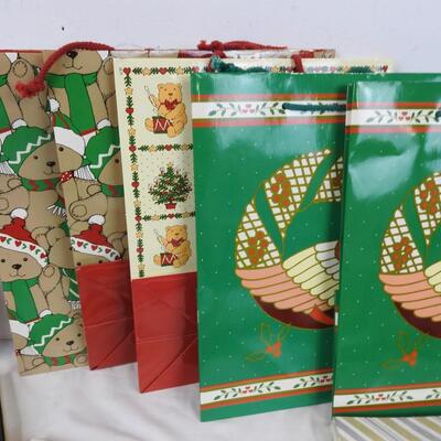 Lot of Christmas Gifting Supplies, Gift Boxes, Tags, Ribbon, Cards, Boxes