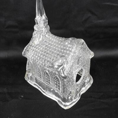 Illuminated Faux Crystal Church, Light Works, In Box
