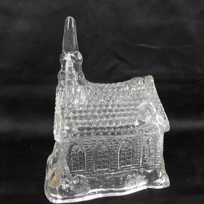 Illuminated Faux Crystal Church, Light Works, In Box