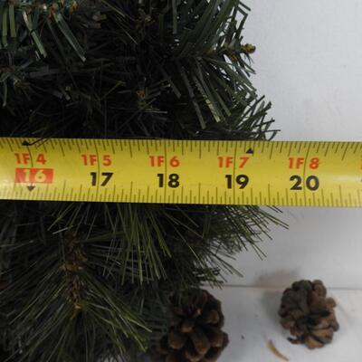 Two Wreaths and Pinecones, 18" Wreaths