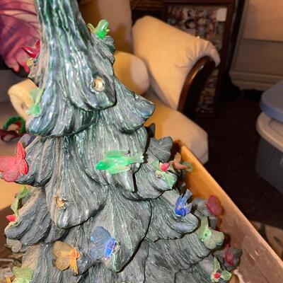 Large mid cent Ceramic Christmas tree