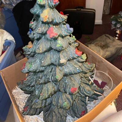 Large mid cent Ceramic Christmas tree