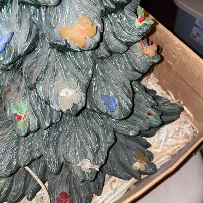 Large mid cent Ceramic Christmas tree