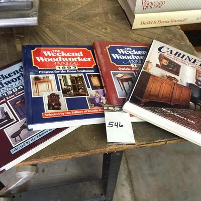 Lot of 4 Wood Working Books