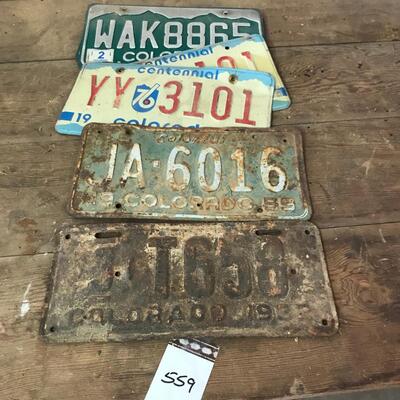 COLORADO License Plates 1932!!!!