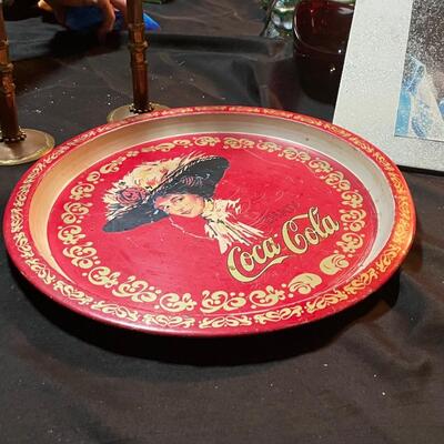 Vintage coca cola serving tray