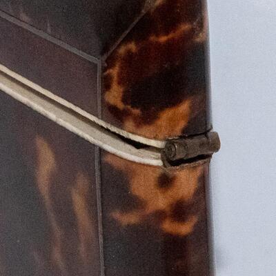 VICTORIAN FAUX TORTOISE SHELL CALLING CARD CASE
