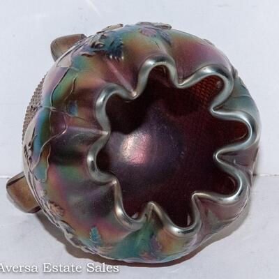 NORTHWOOD GLASS - CARNIVAL GLASS ROSE BOWL