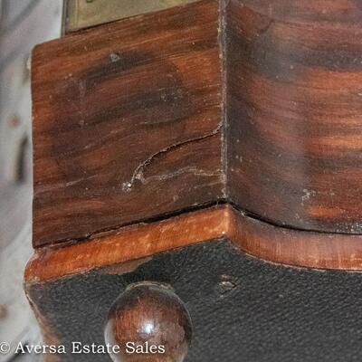 UNIQUE AND UNSUAL ANTIQUE ROSEWOOD JEWELRY BOX