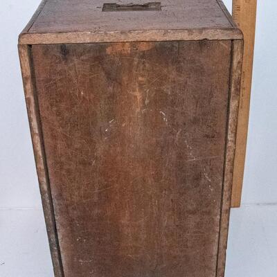 ANTIQUE BALLOT BOX