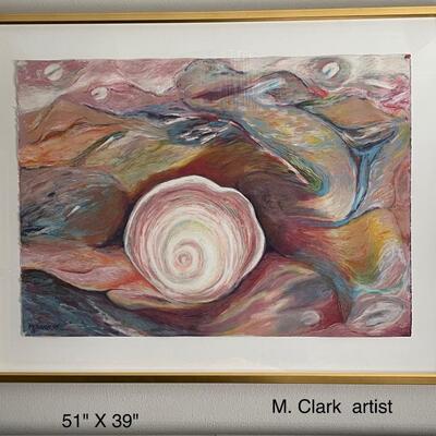 Original Pastel Painting by M. Clark