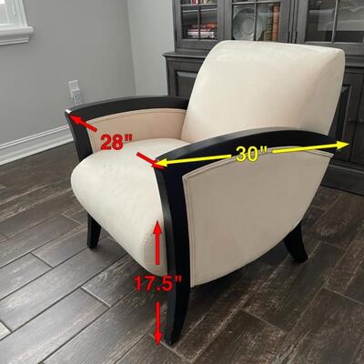 Faux Suede Side Chair