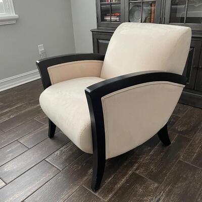 Faux Suede Side Chair