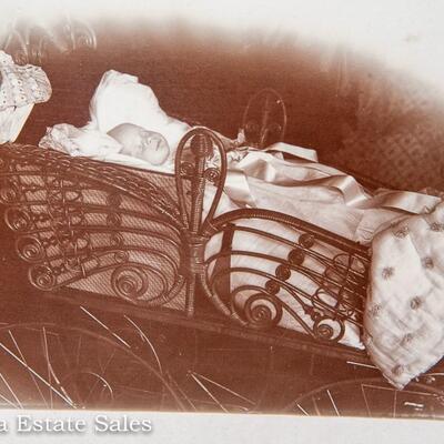 POST MORTEM PHOTO - BABY IN CRIB