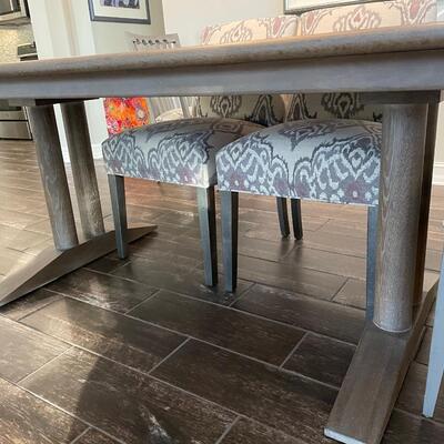 Ethan Allen Dining Table and Six Chairs
