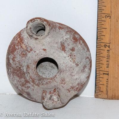 ANCIENT TERRACOTTA OIL LAMP