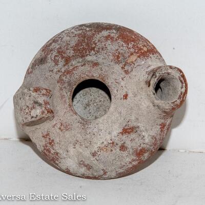 ANCIENT TERRACOTTA OIL LAMP