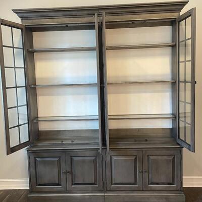 Ethan Allen Villa Double Library Bookcase