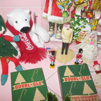 MS Assorted Christmas Decorations Ornaments Stickers Bells Santa Rocket
