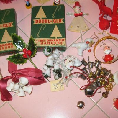 MS Assorted Christmas Decorations Ornaments Stickers Bells Santa Rocket