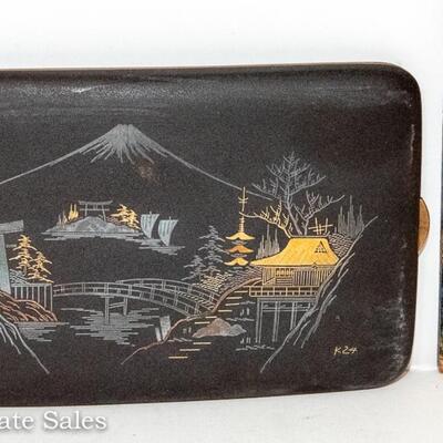 VINTAGE JAPANESE DAMASCENE CIGARETTE CASE K24