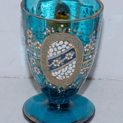 BOHEMIAN - MOSER STYLE - ENAMELED CUP