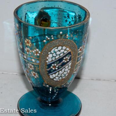 BOHEMIAN - MOSER STYLE - ENAMELED CUP
