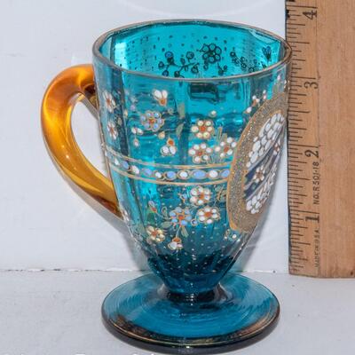 BOHEMIAN - MOSER STYLE - ENAMELED CUP