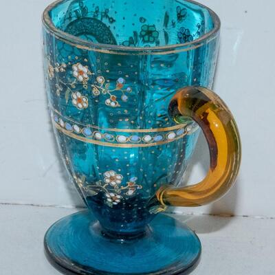 BOHEMIAN - MOSER STYLE - ENAMELED CUP