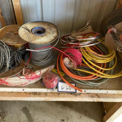Lot of electrical wire