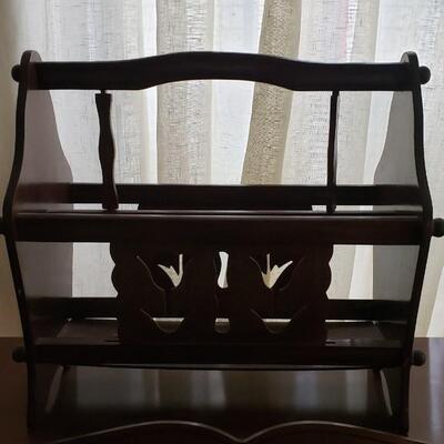 Vintage magazine rack