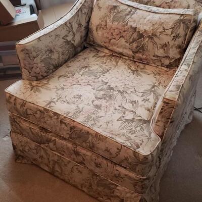 Small vintage living room chair