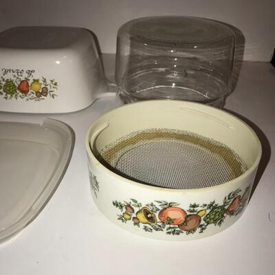 Corning ware Pyrex Mushrooms