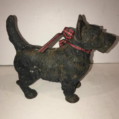 Antique Cast Iron Scottie Dog Doorstop