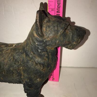 Antique Cast Iron Scottie Dog Doorstop