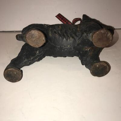 Antique Cast Iron Scottie Dog Doorstop