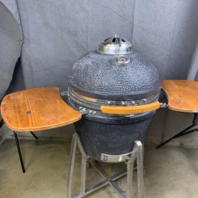 #1 Vision Grill Kamado Ceramic Charcoal Grill with Cover (NWT $799+)